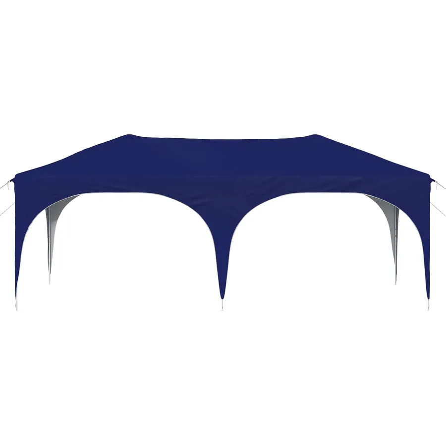 Tente de fête pop-up 575 x 288 x 245 cm Bleu Tissu Oxford - 5