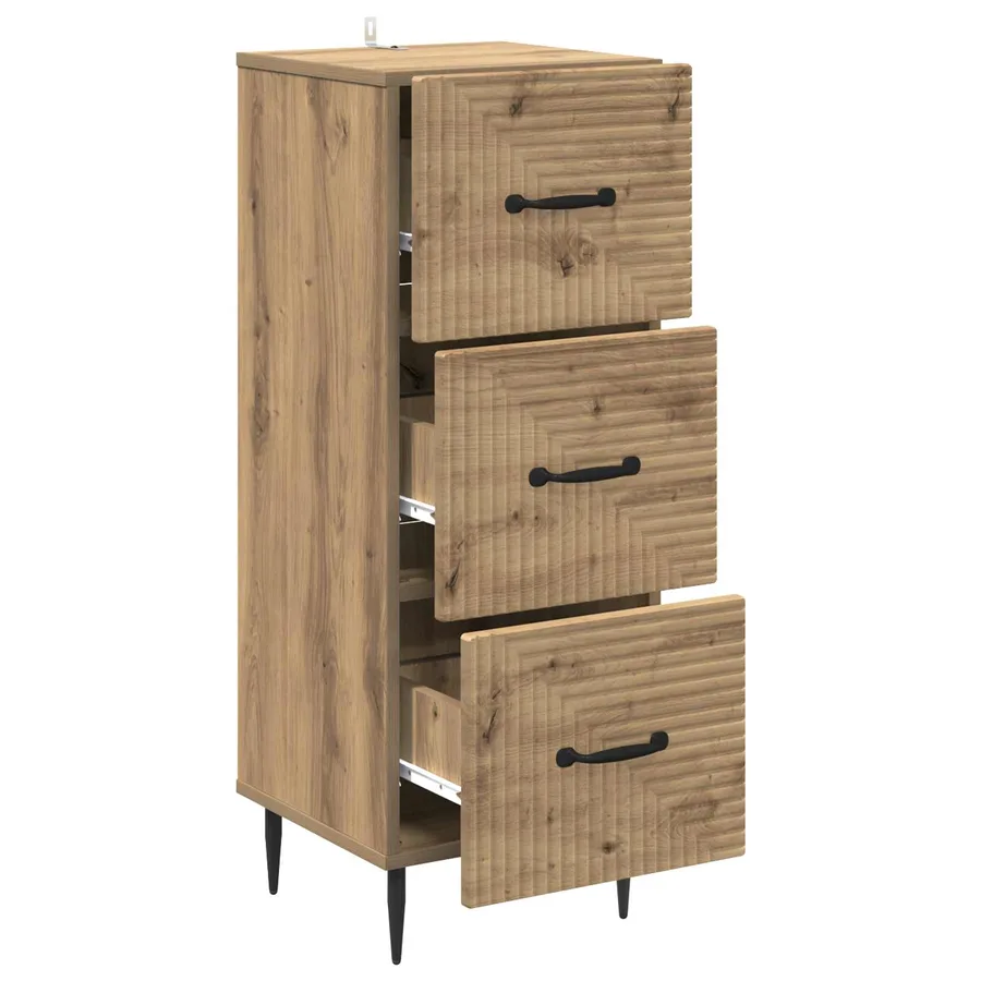 Armoire à tiroirs 33 x 34,5 x 89,5 cm Bois d'ingénierie - 5