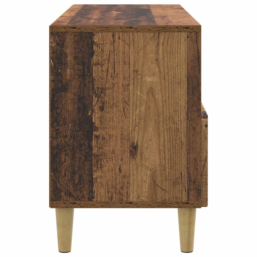 Meuble TV Bois ancien 102 x 34,5 x 50 cm Bois d'ingénierie - 7