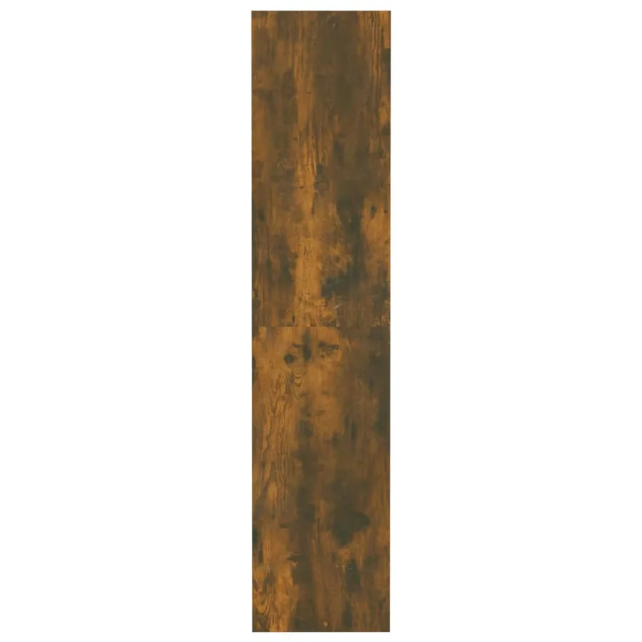 Bibliothèque/Séparateur de pièce Chêne fumé Bois d'ingénierie - 6