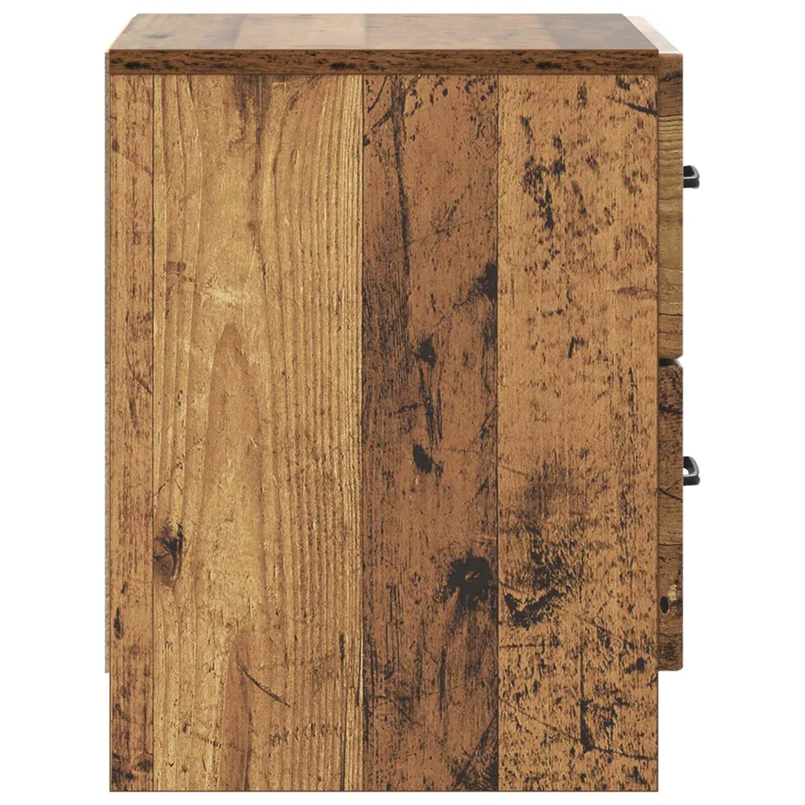 Cabinet de chevet avec tiroir Bois ancien 43 x 34,5 x 44,5 cm - 6
