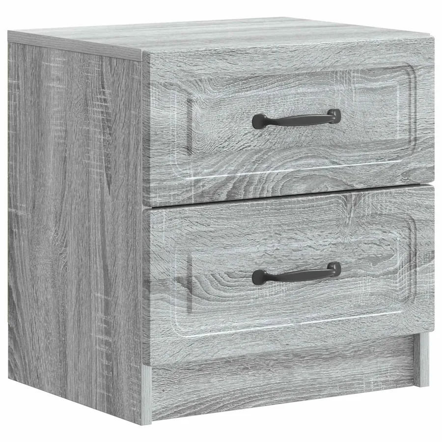 Cabinet de chevet avec tiroir Sonoma gris 43 x 34,5 x 44,5 cm - 2