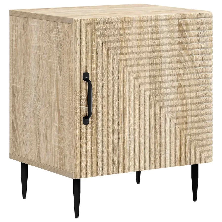 Cabinet de chevet 2 pcs Chêne Sonoma 43 x 34,5 x 50 cm - 5