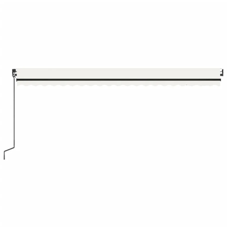 Auvent rétractable automatique 500x350 cm Crème - 4