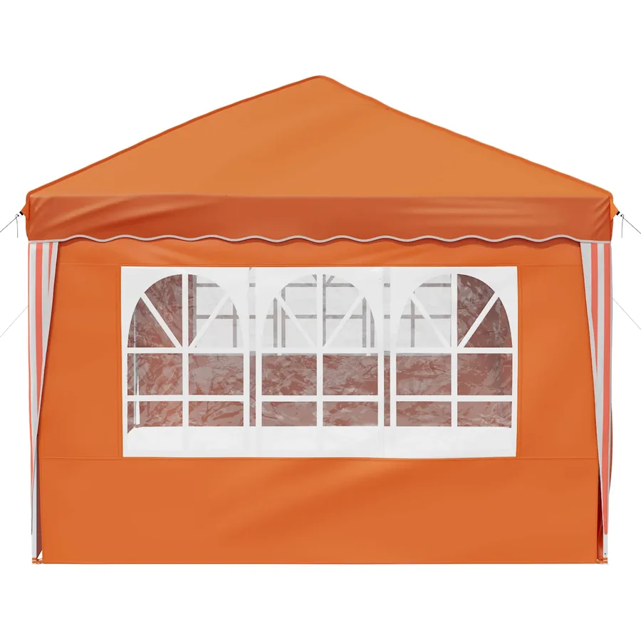 Tente de fête pop-up 575 x 288 x 245 cm Orange - 7