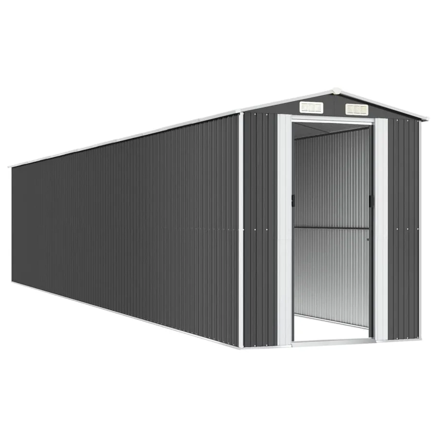 Abri de jardin Anthracite 192x1021x223 cm Métal galvanisé - 4