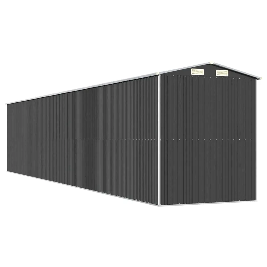 Abri de jardin Anthracite 192x1021x223 cm Métal galvanisé - 6