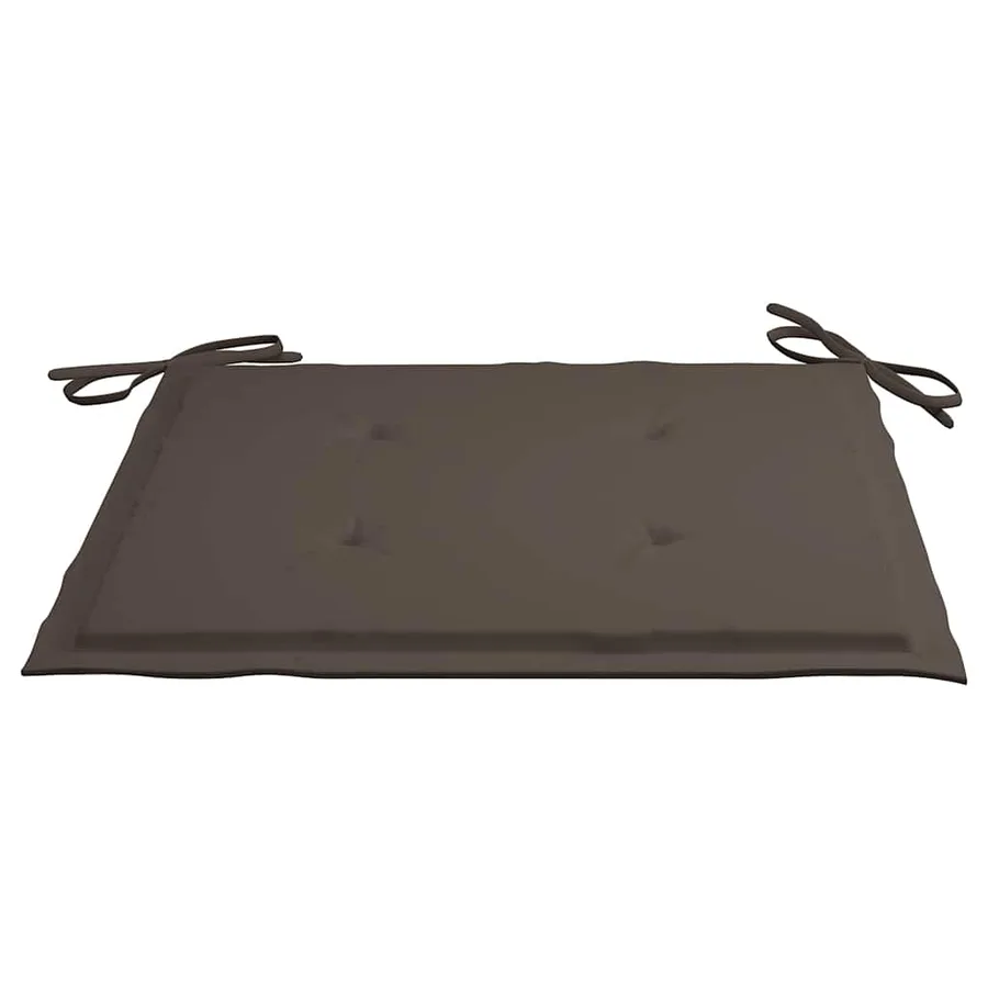 Chaises pliables de jardin avec coussins lot de 6 Bois de teck - 7