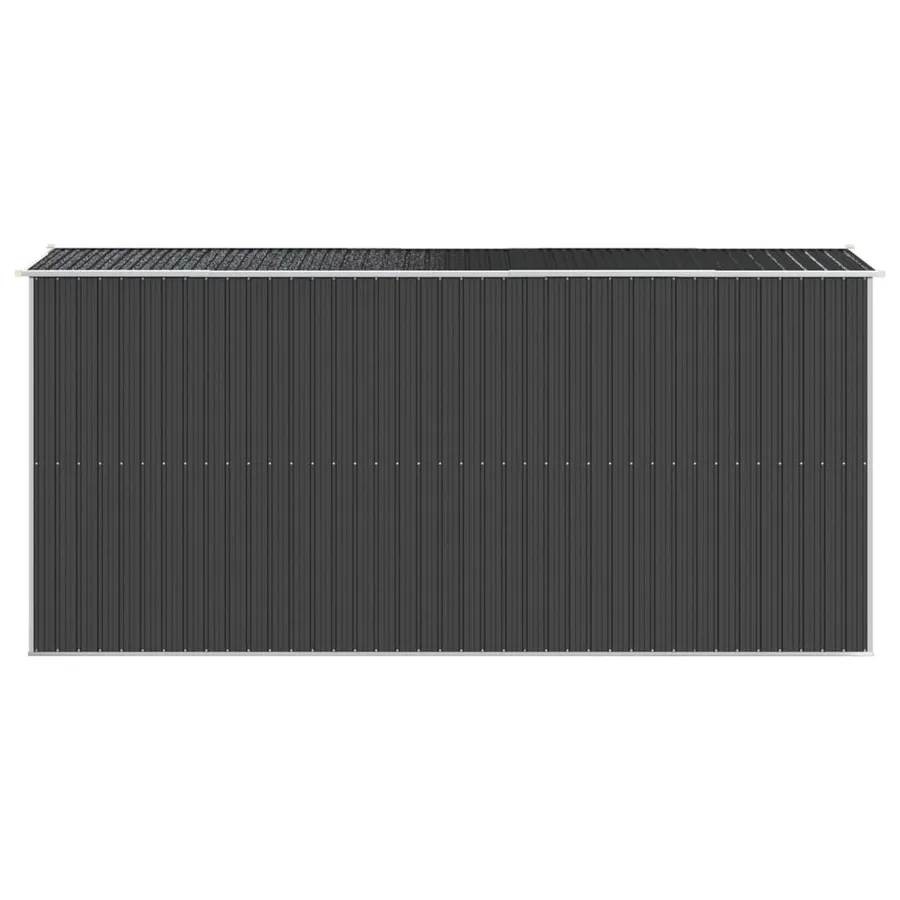 Abri de jardin Anthracite 192x440x223 cm Métal galvanisé - 5