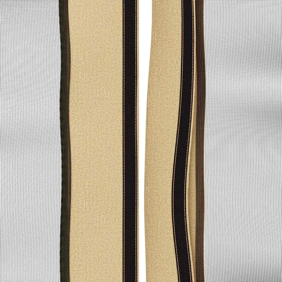 Housse de tonnelle avec murs latéraux 6 x 3 m Crème Polyester - 7