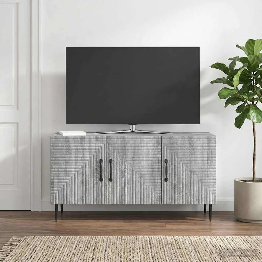 Meuble TV Sonoma gris 99 x 34,5 x 50 cm Bois d'ingénierie