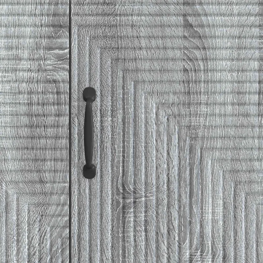 Meuble TV Sonoma gris 99 x 34,5 x 50 cm Bois d'ingénierie - 8
