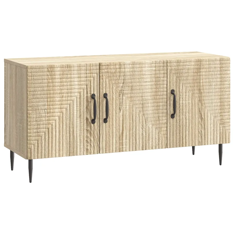 Meuble TV Chêne Sonoma 99 x 34,5 x 50 cm Bois d'ingénierie - 2
