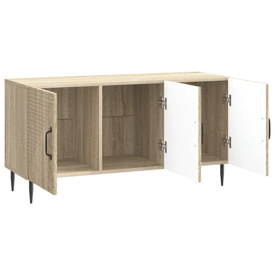 Meuble TV Chêne Sonoma 99 x 34,5 x 50 cm Bois d'ingénierie - 5