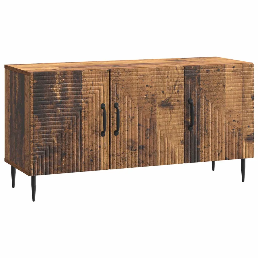 Meuble TV Bois ancien 99 x 34,5 x 50 cm Bois d'ingénierie - 2