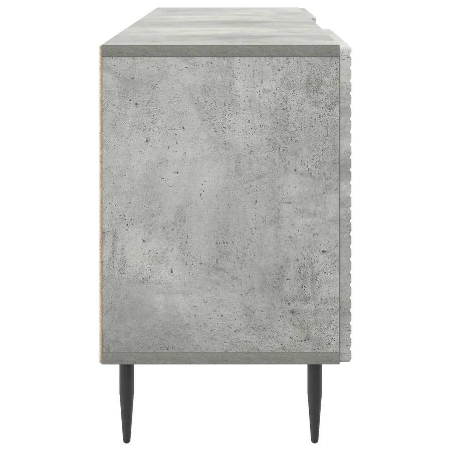 Meuble TV Gris béton 150 x 31 x 50 cm Bois d'ingénierie - 7