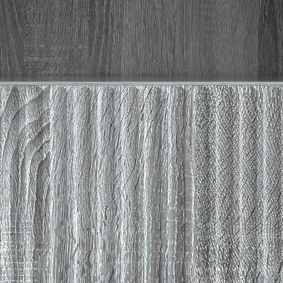 Meuble TV Sonoma gris 102 x 34,5 x 50 cm Bois d'ingénierie - 10
