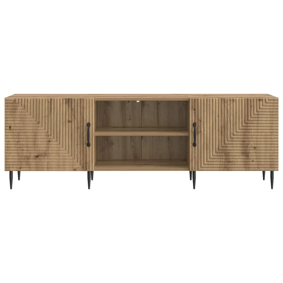 Meuble TV 150 x 31 x 50 cm Chêne artisanal Bois d'ingénierie - 6