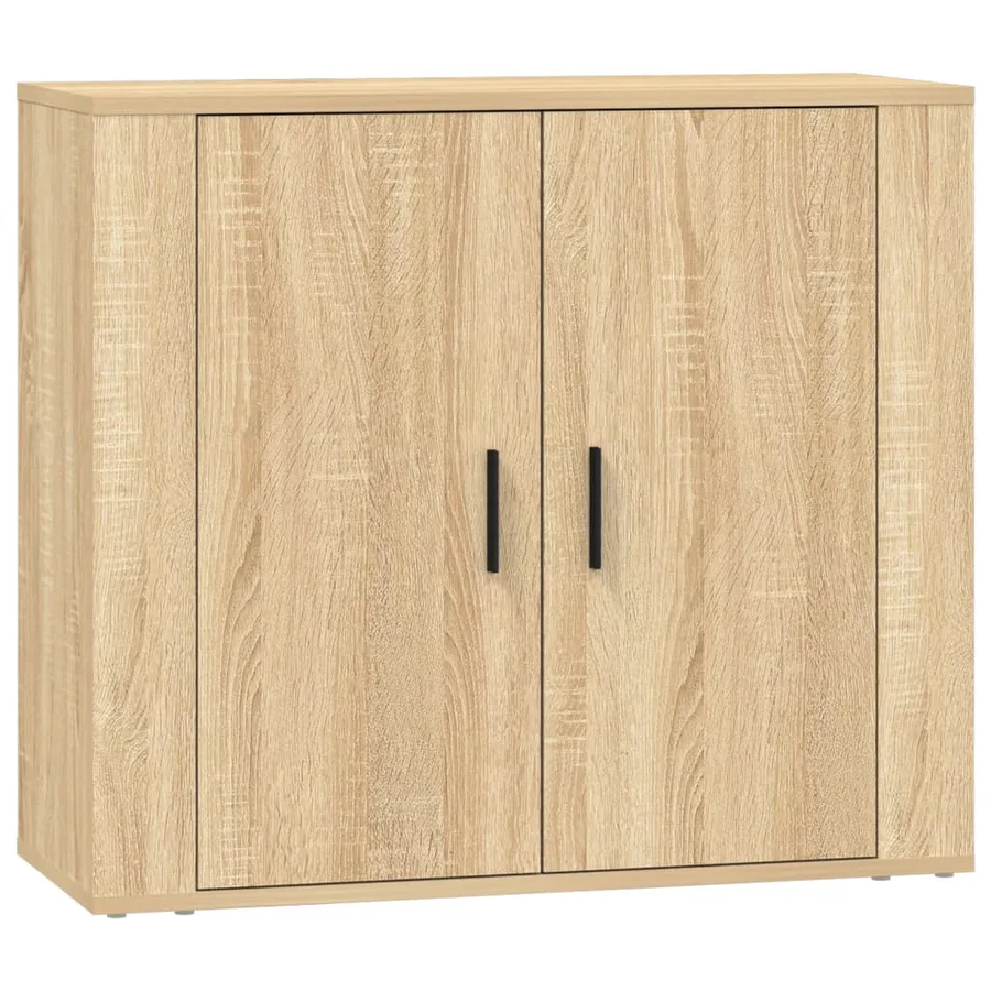 Buffets 3 pcs Chêne sonoma Bois d'ingénierie - 7