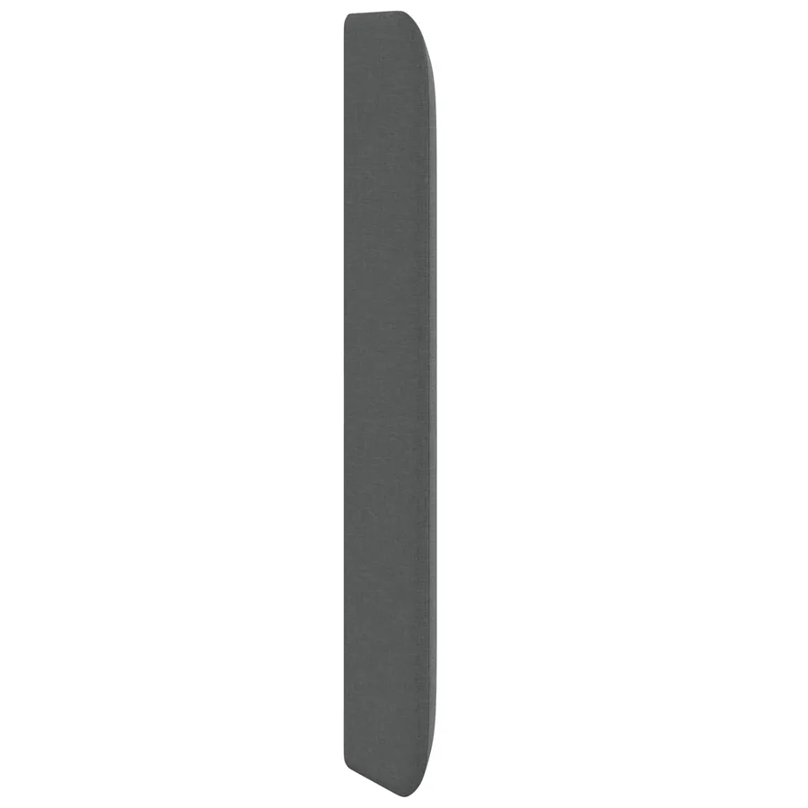 Oreille de tête de lit Gris 80 x 16 x 4 cm tissu - 5