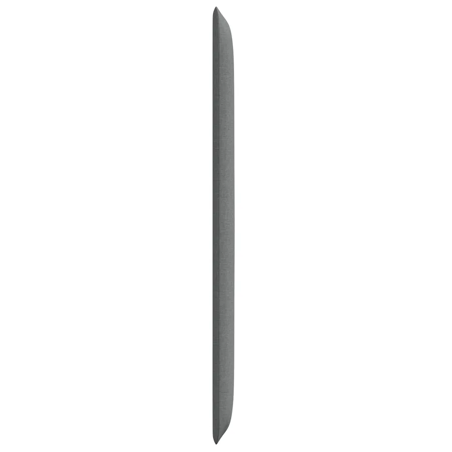 Oreille de tête de lit Gris 80 x 16 x 4 cm tissu - 6