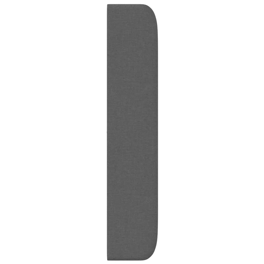 Oreille de tête de lit Gris 80 x 16 x 4 cm tissu - 7