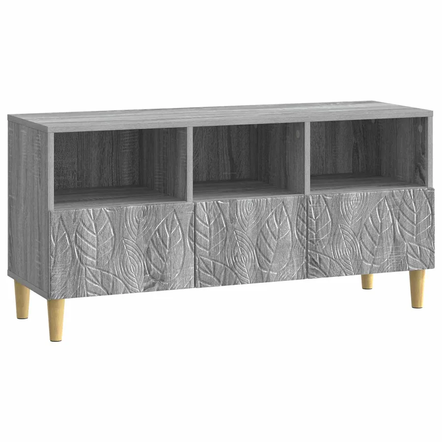 Meuble TV 102 x 34,5 x 50 cm Sonoma gris Bois d'ingénierie - 2