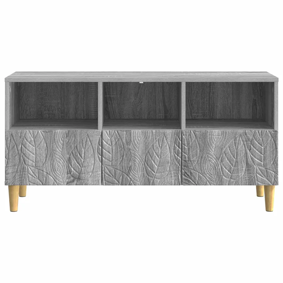 Meuble TV 102 x 34,5 x 50 cm Sonoma gris Bois d'ingénierie - 5