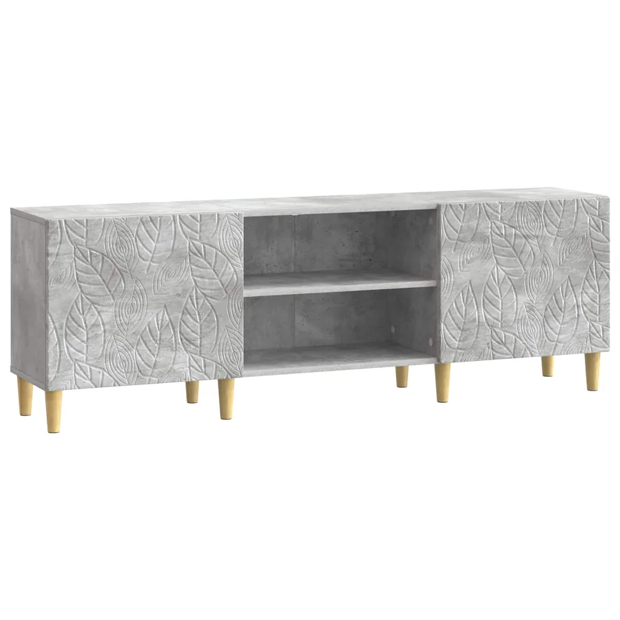 Meuble TV 150 x 31 x 50 cm Gris béton Bois d'ingénierie - 2