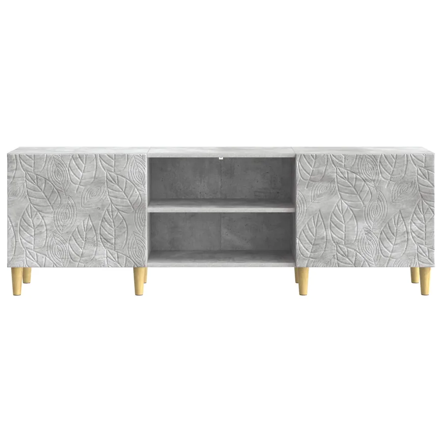 Meuble TV 150 x 31 x 50 cm Gris béton Bois d'ingénierie - 5