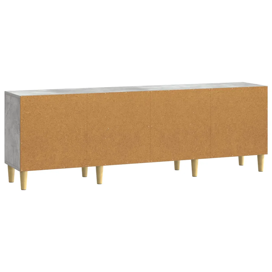 Meuble TV 150 x 31 x 50 cm Gris béton Bois d'ingénierie - 7