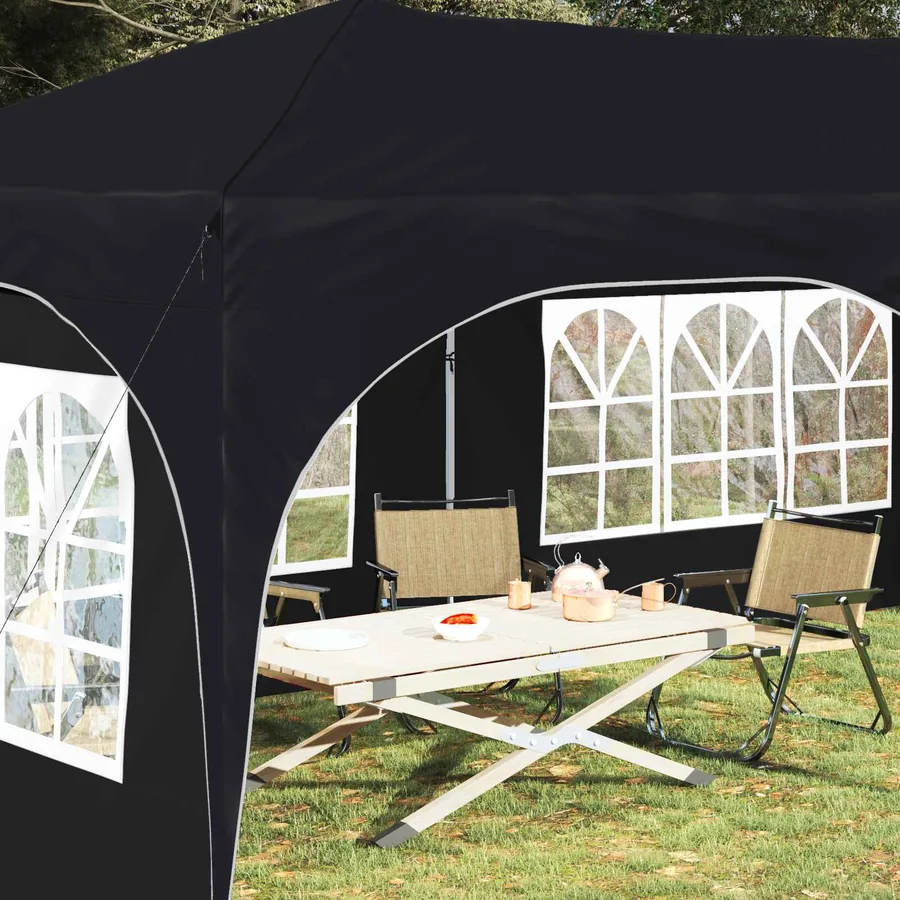 Tente de fête pop-up 575 x 288 x 245 cm Anthracite Tissu Oxford - 3