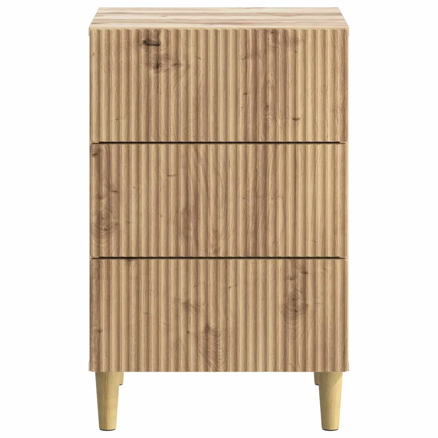 Cabinet de chevet Chêne artisanal 43 x 41 x 66,5 cm - 5