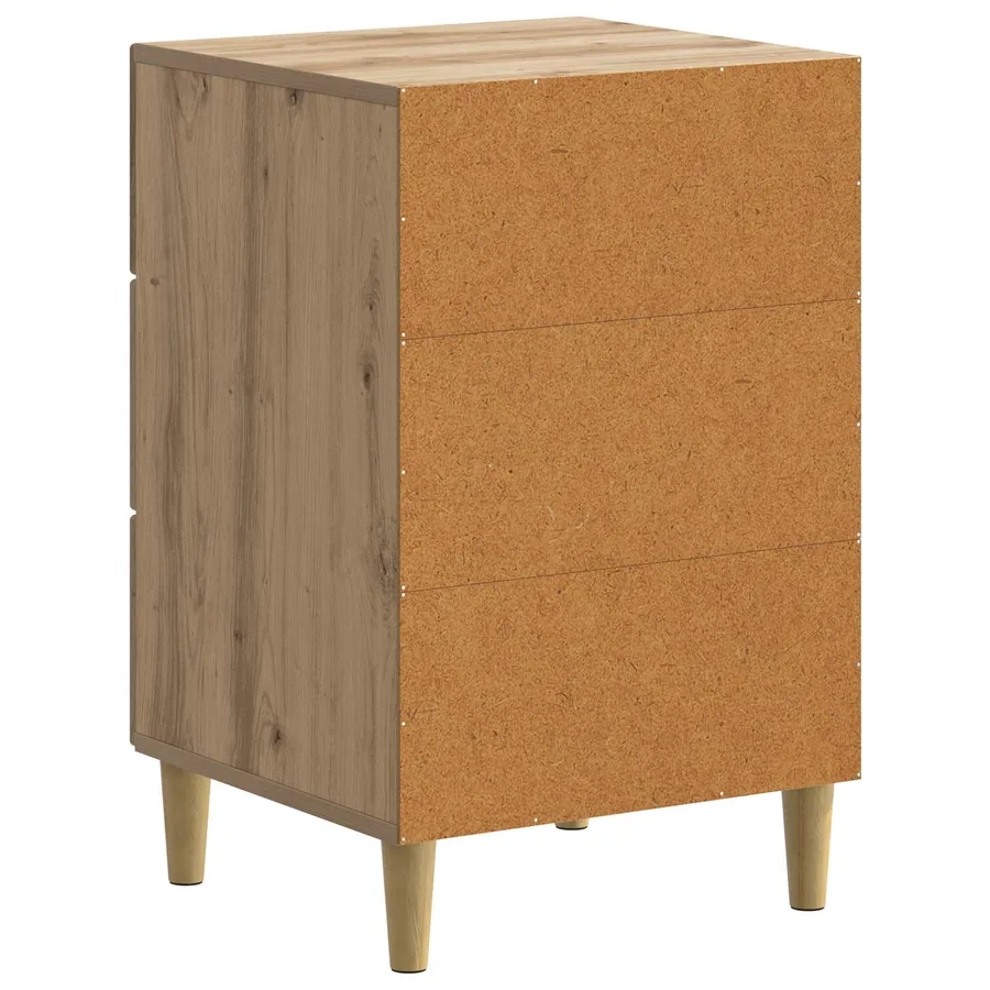 Cabinet de chevet Chêne artisanal 43 x 41 x 66,5 cm - 7
