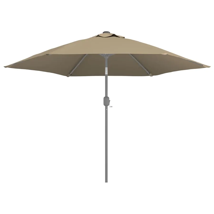 Replacement fabric for outdoor parasol Taupe 300 cm - 4