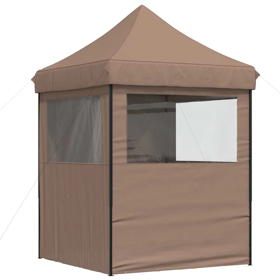 Tente de fête Marron 200 x 200 x 306 cm Tissu Oxford - 7