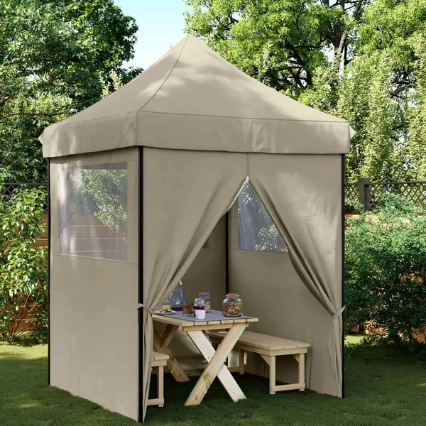 Tente de fête Taupe 200 x 200 x 306 cm Tissu Oxford