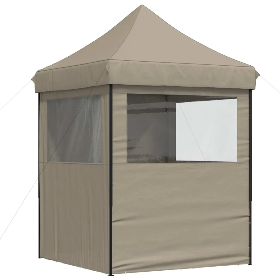 Tente de fête Taupe 200 x 200 x 306 cm Tissu Oxford - 7