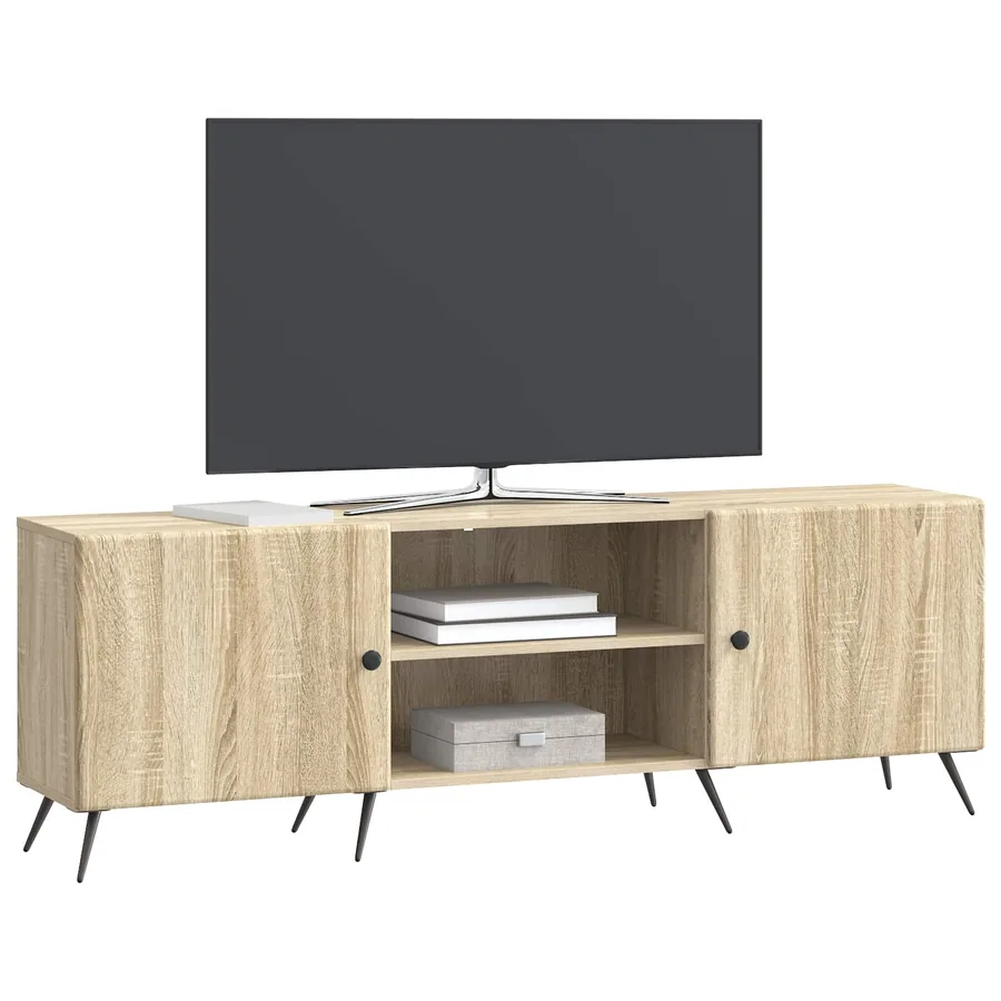 Meuble TV Chêne Sonoma 150 x 31 x 50 cm Bois d'ingénierie - 3