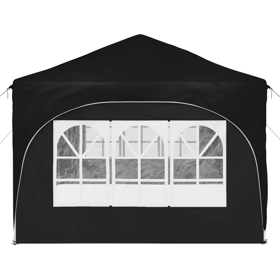 Tente de fête pop-up 575 x 288 x 245 cm Noir Tissu Oxford - 7