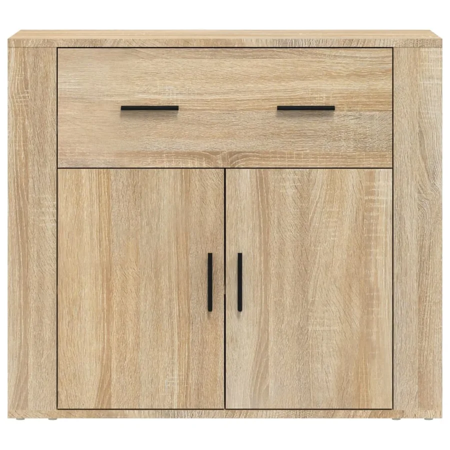 Buffet Chêne sonoma 80x33x70 cm Bois d'ingénierie - 3