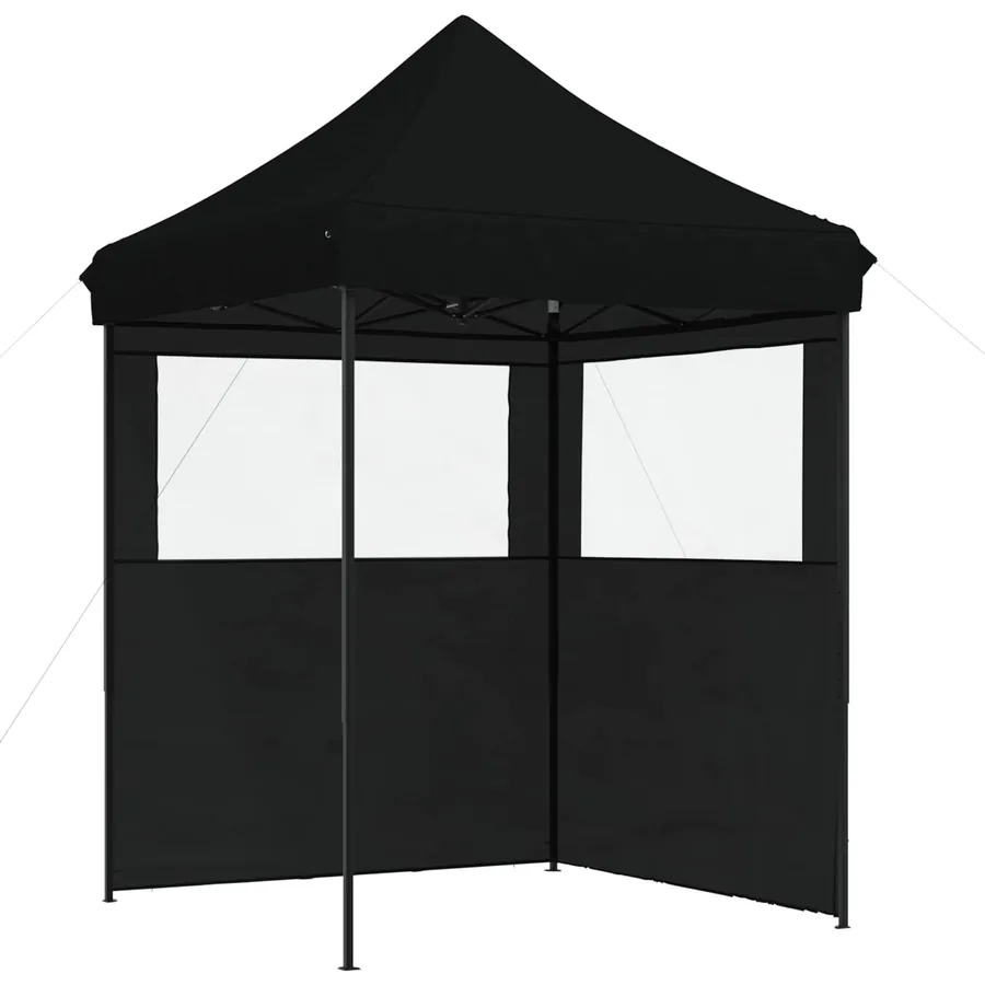 Tente de fête Noir 200 x 200 x 306 cm Tissu Oxford - 2