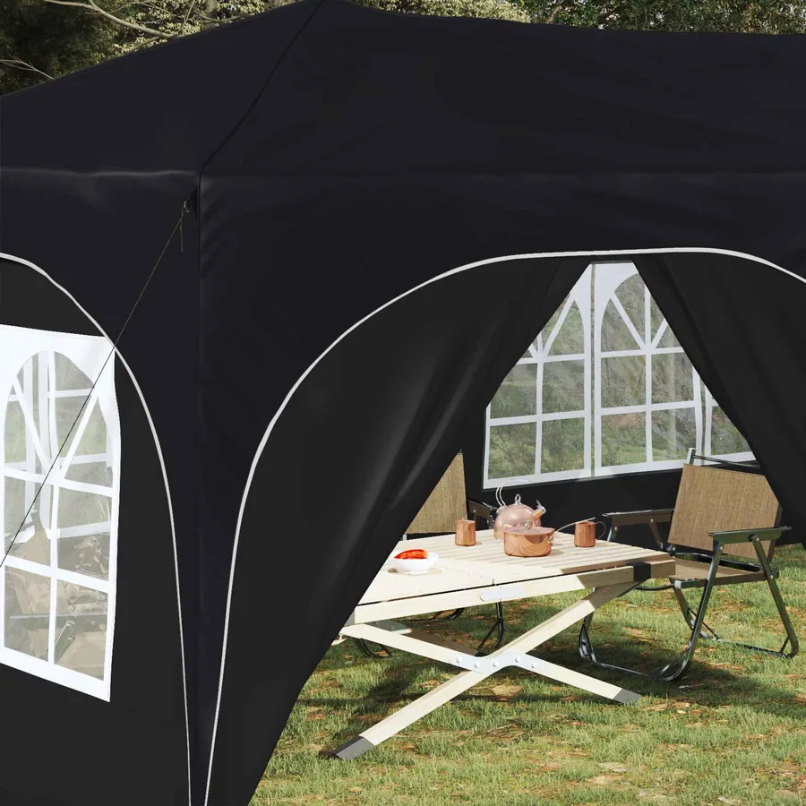 Tente de fête pop-up 575 x 288 x 245 cm Anthracite Tissu Oxford - 3