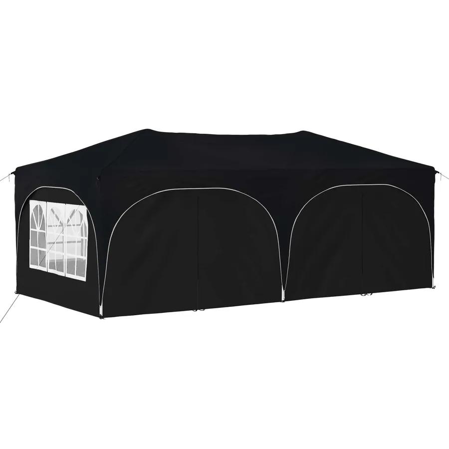 Tente de fête pop-up 575 x 288 x 245 cm Anthracite Tissu Oxford - 4