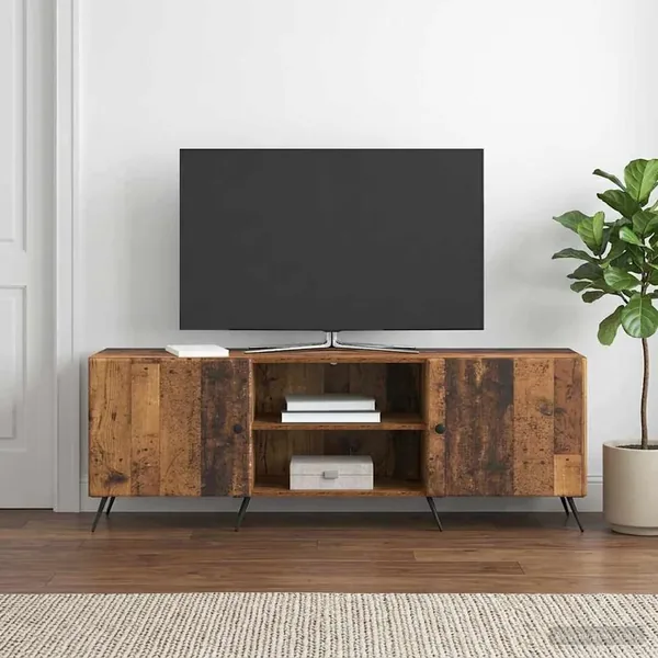 Meuble TV Bois ancien 150 x 31 x 50 cm Bois d'ingénierie