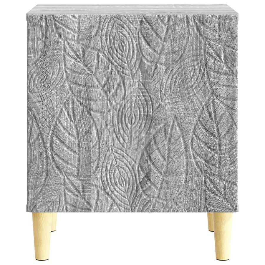 Table de chevet 2 pcs Sonoma gris 43 x 34,5 x 50 cm - 6