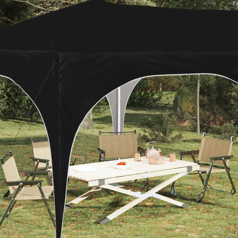 Tente de fête pop-up 575 x 288 x 245 cm Noir Tissu Oxford - 3