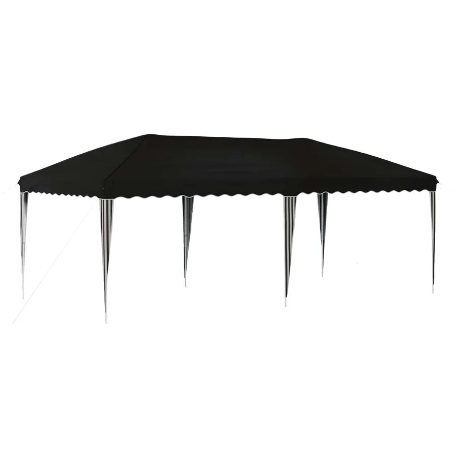 Tente de fête pop-up 575 x 290 x 245 cm Noir - 2