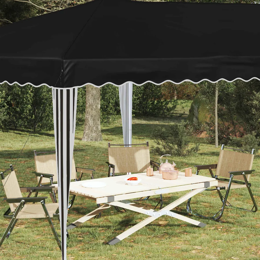 Tente de fête pop-up 575 x 290 x 245 cm Noir - 3