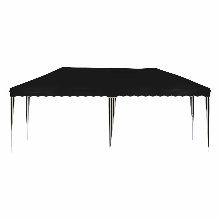 Tente de fête pop-up 575 x 290 x 245 cm Noir - 5